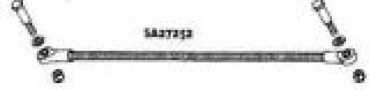 SeaStar Universal-Spurstange aus Niro, Max. L=648mm