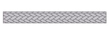 Liros Porto 14mm schwarz per m