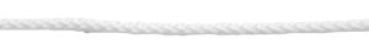 FLAGGENLEINE WEISS 6MM 10M
