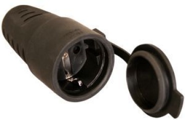 GUMMI-STECKDOSE 230V