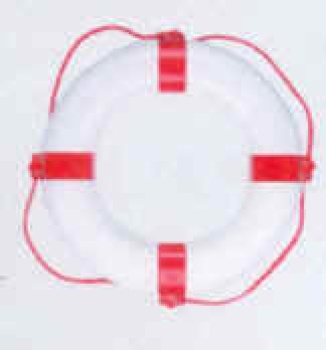 Rettungsring 57x34cm Rot
