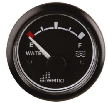 WEMA ANZEIGE WASSER SCHWARZ