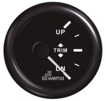 MOTOR TRIMM ANZEIGER SCHWARZ