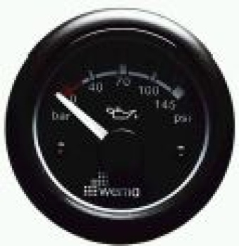 OELDRUCKANZEIGER 0-10 PSI SCHW
