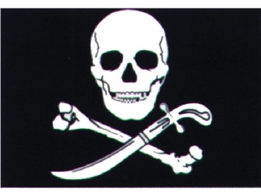 PIRATENFLAGGE 30X45CM