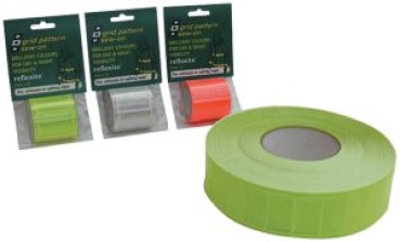 REFLEXITE GRID LIME GREEN 50MMX1M