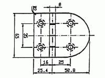 SCHARNIER 76.2X65. 90GR 86321A