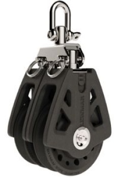 Synchro Block 60mm Doppel schwarz