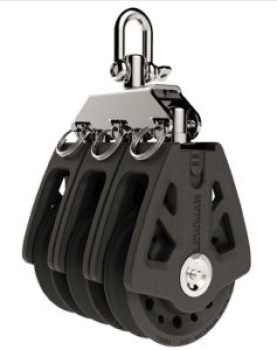 Synchro Block 60mm Dreifach schwarz