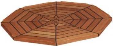 TEAK TABLE TOP Ø 55CM