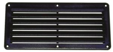 LUEFTERROST 261X125MM SCHWARZ