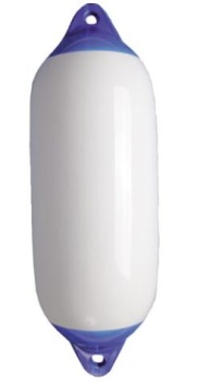 Star-Fender 45 weiß-blau 72x24cm