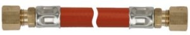 Gasleitung 8mm RVS x 8mm RVS 80cm