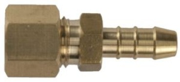 Kupplung Messing 8mm RVS x 8mm Tülle