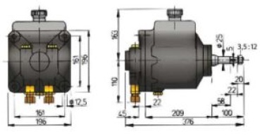 Vetus Hydraulik-Pumpe MTP151B