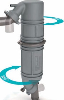 Vetus Kunststoff Schwanenhals / Schalldämpfer 40mm