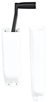 KURBELTASCHE WEISS 275X73X50MM