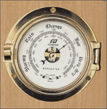 3 ZOLL BAROMETER MESSING