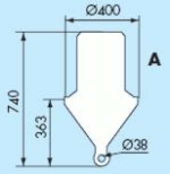 MARKIERUNGSBOJE GELB ZYL D=40CM