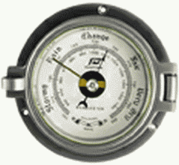 3 ZOLL BAROMETER CHROM MATT