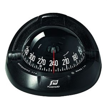PLASTIMO Kompaß OFF115 schwarz Einbau,schwarz con