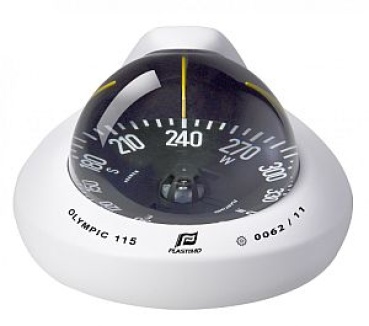PLASTIMO Kompaß OLYMPIC 115 Weiß ENCAS,RSE flach