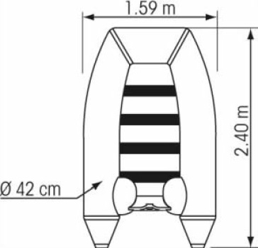 PLASTIMO Annexe FISH P240SF grün