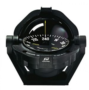 Plastimo Kompass Offshore 105 schwarz flache Rose