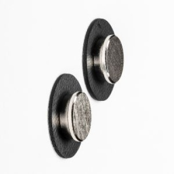 2 x Magnet-Pin Smart, 2 x Metall-Nano-Gel-Pad, schwarz