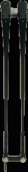 Vetus Scheibenwischerarm, schwarz, 280-366mm