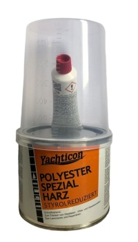 Polyester Spezial Harz mit Härter 1000 g - styrolreduzi