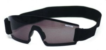 Sport-Sonnenbrille, Rahmen schwarz, Rauchglas