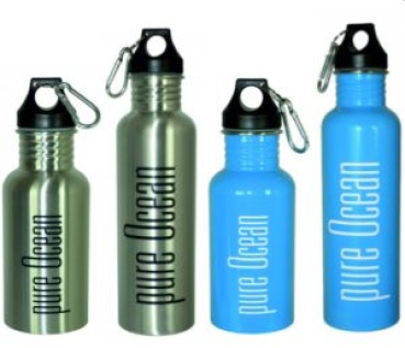 Edelstahl Trinkflasche blau 500 ml