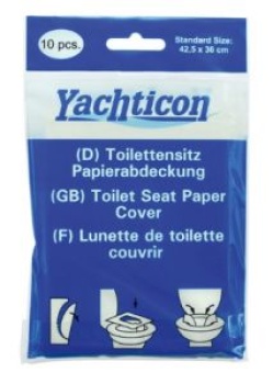 Toilettensitz Papierabdeckung 10 St.