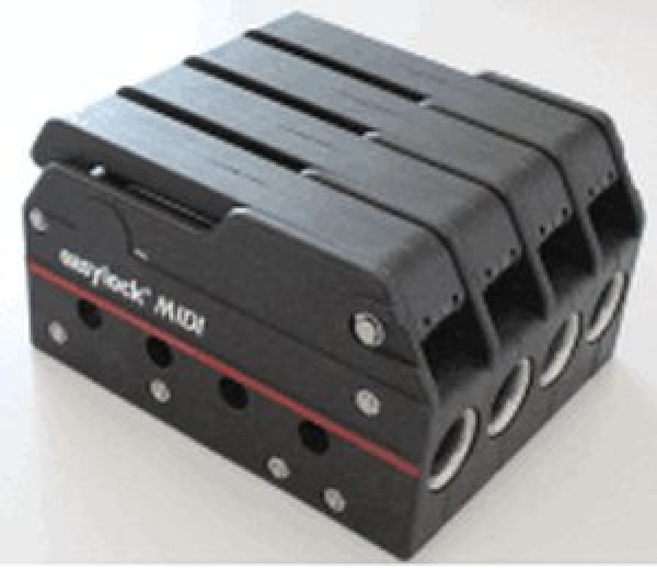 Fallenstopper Easylock midi vierfach grau