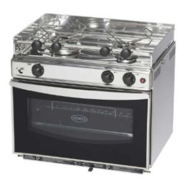 Eno OPEN SEA Kocher 2-Fl. 30mBar mit Niro Ofen + Grill