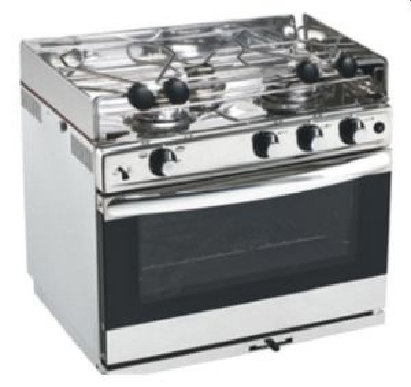 Eno OPEN SEA Kocher 3-fl.30mb mit Niro Ofen+Grillmit el