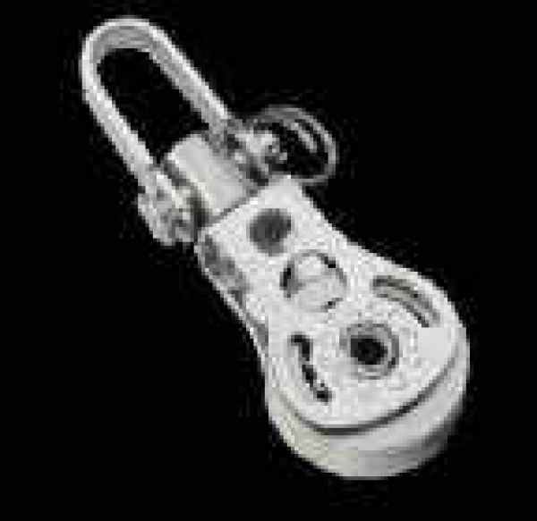 MICRO-XS-BLOCK MIT WIRBEL KUGELLAGER, ROLLE EDELSTAHL