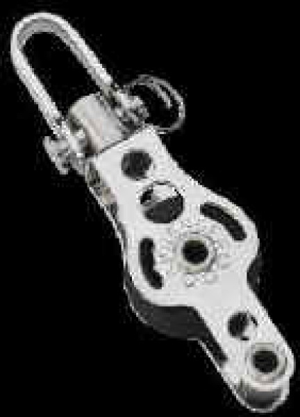 MICRO-XS-BLOCK MIT WIRBEL HUNDSFOTT KUGELLAGER, ROLLE K