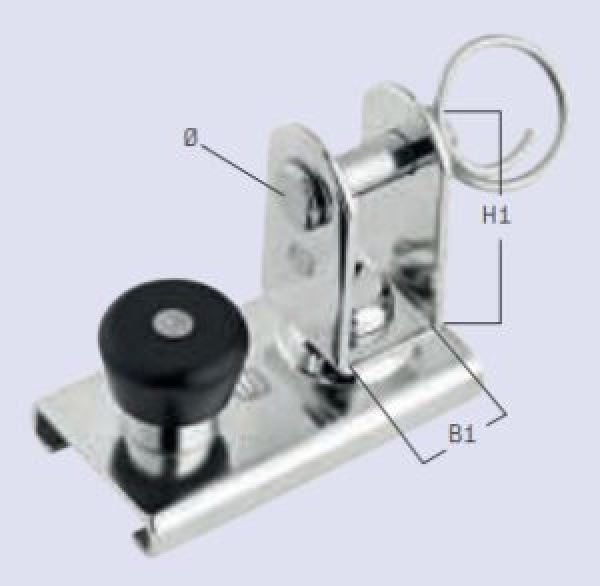 SCHLITTEN MIT STOPPER 20X3 MIT WIRBEL