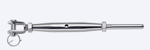 WANTENSPANNER 1 GABEL 1 GEWINDETERMINAL M8 AISI 316 FÜR