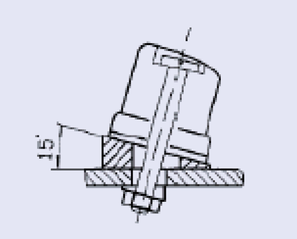 UNTERLEGKEIL 15 FÜR KLEMME 3-6MM