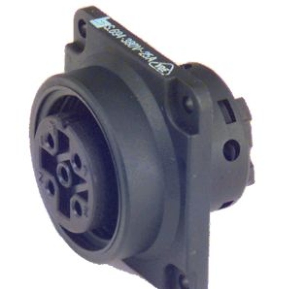 Philippi Serie 694 Flanschdose Koaxial