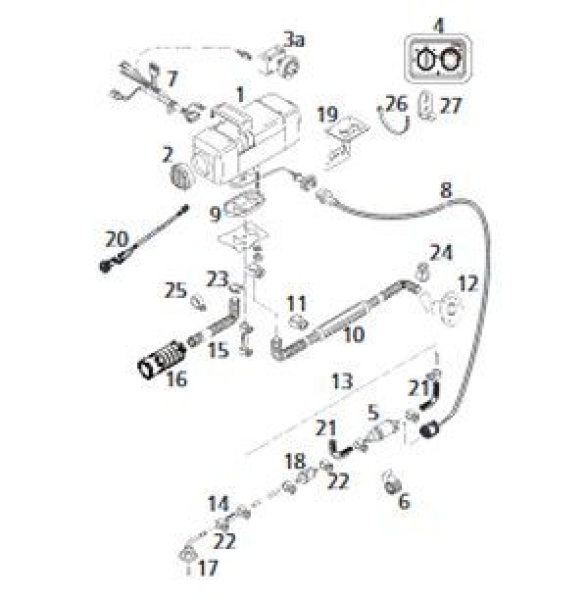 Webasto LU Air Top Evo 40 24V Diesel mit Standard-Bedienelement