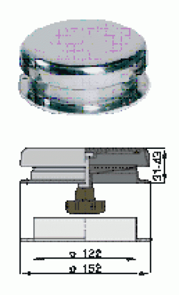 Vetus Pilzlüfter ATHOS1, AISI 316