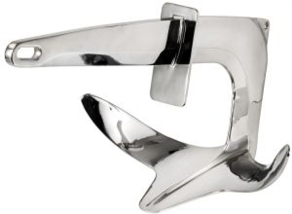 Trefoil VA-Stahl Anker m. Greifplatte 10 kg