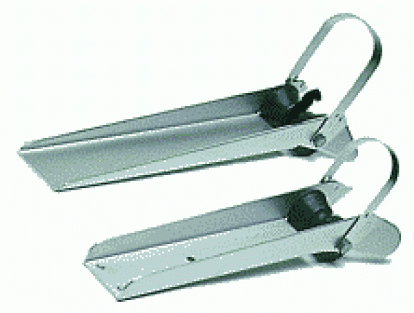 Bugrolle, rost. Edelstahl 393 x 52 mm