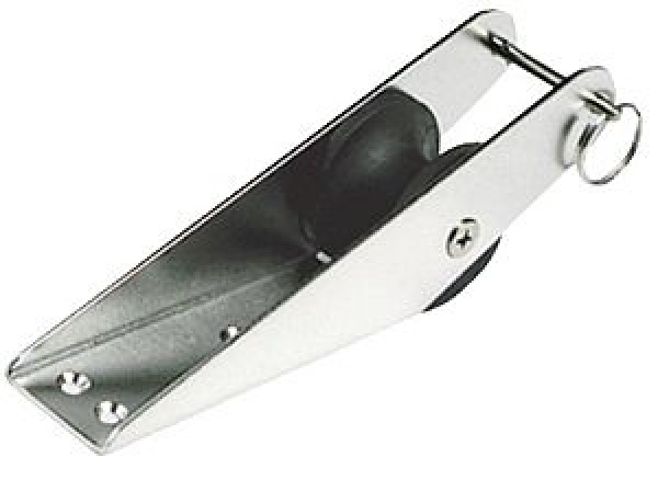 Bugrolle, rost. Edelstahl 232 x 51 mm