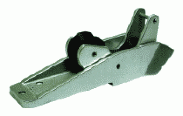 Bugrolle mit Wippe aus Eloxal bis 12 kg