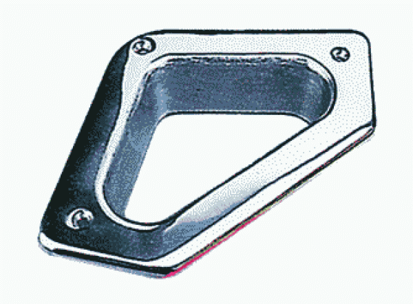 Dreiecks-Heckklüse, rost. Edelstahl